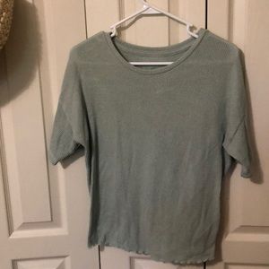 Mint waffle Tee